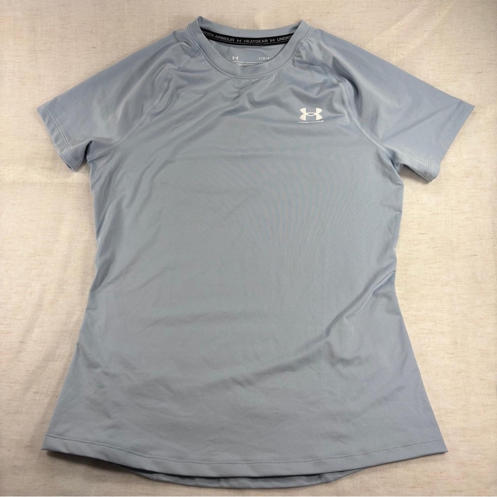 Under Armour Women's Pale Blue Short Sleeve Tech Tee